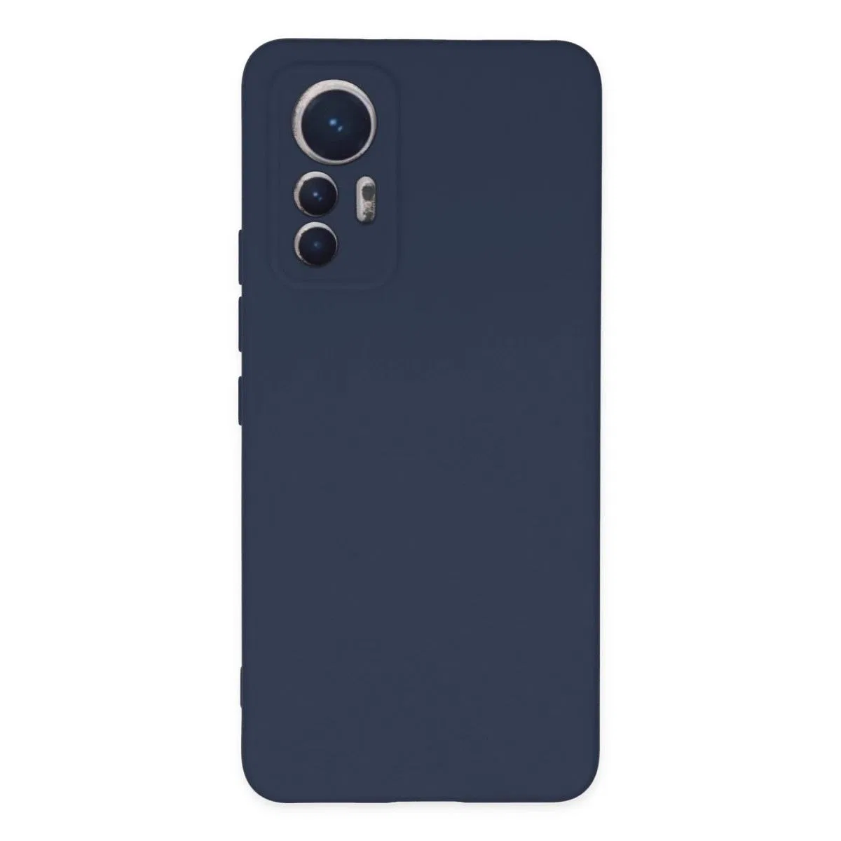 Xiaomi Mi 12 Lite Kılıf Nano İçi Kadife Silikon - Lacivert