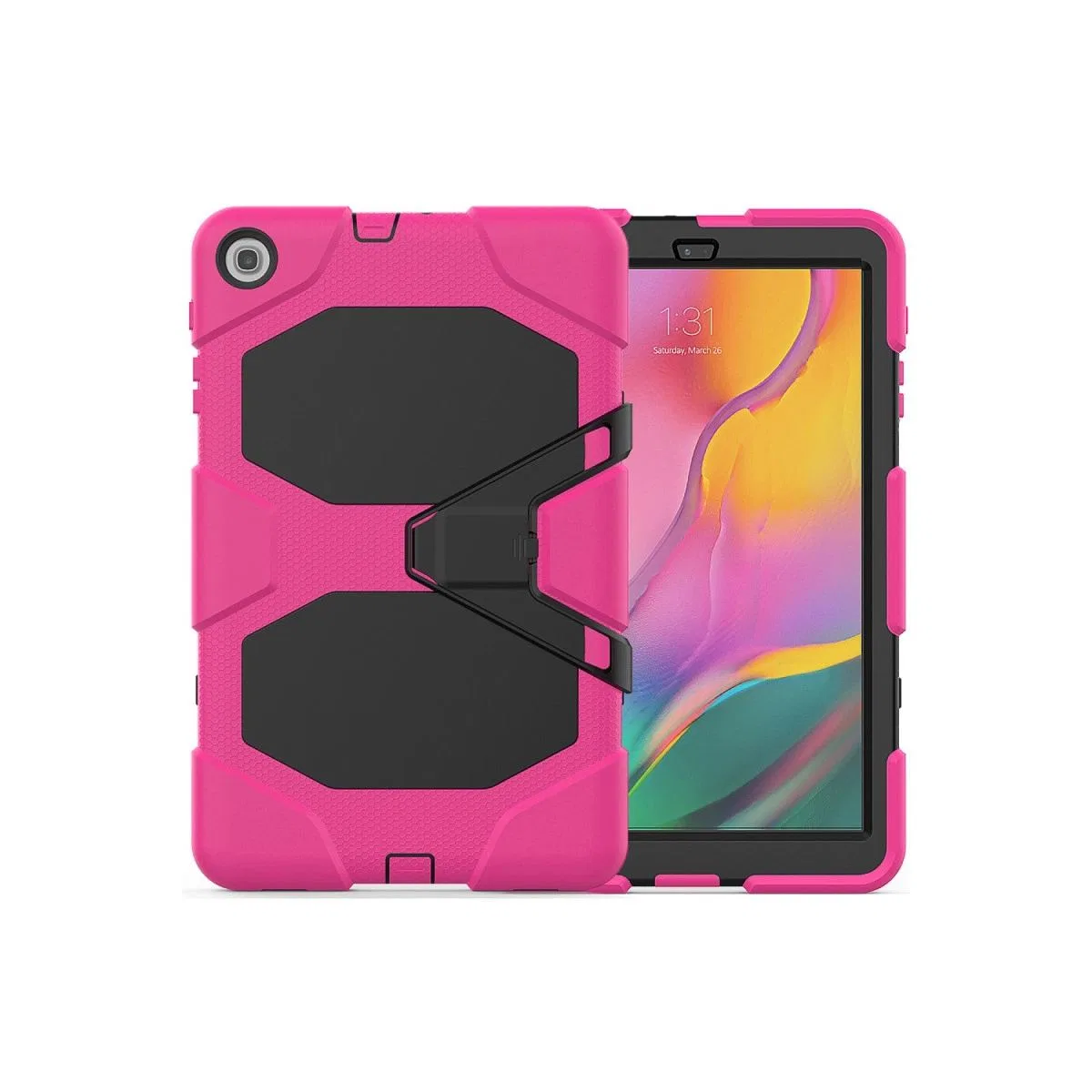 Samsung Galaxy T510 Tab A 10. 1 Kılıf Griffin Tablet Kapak - Pembe