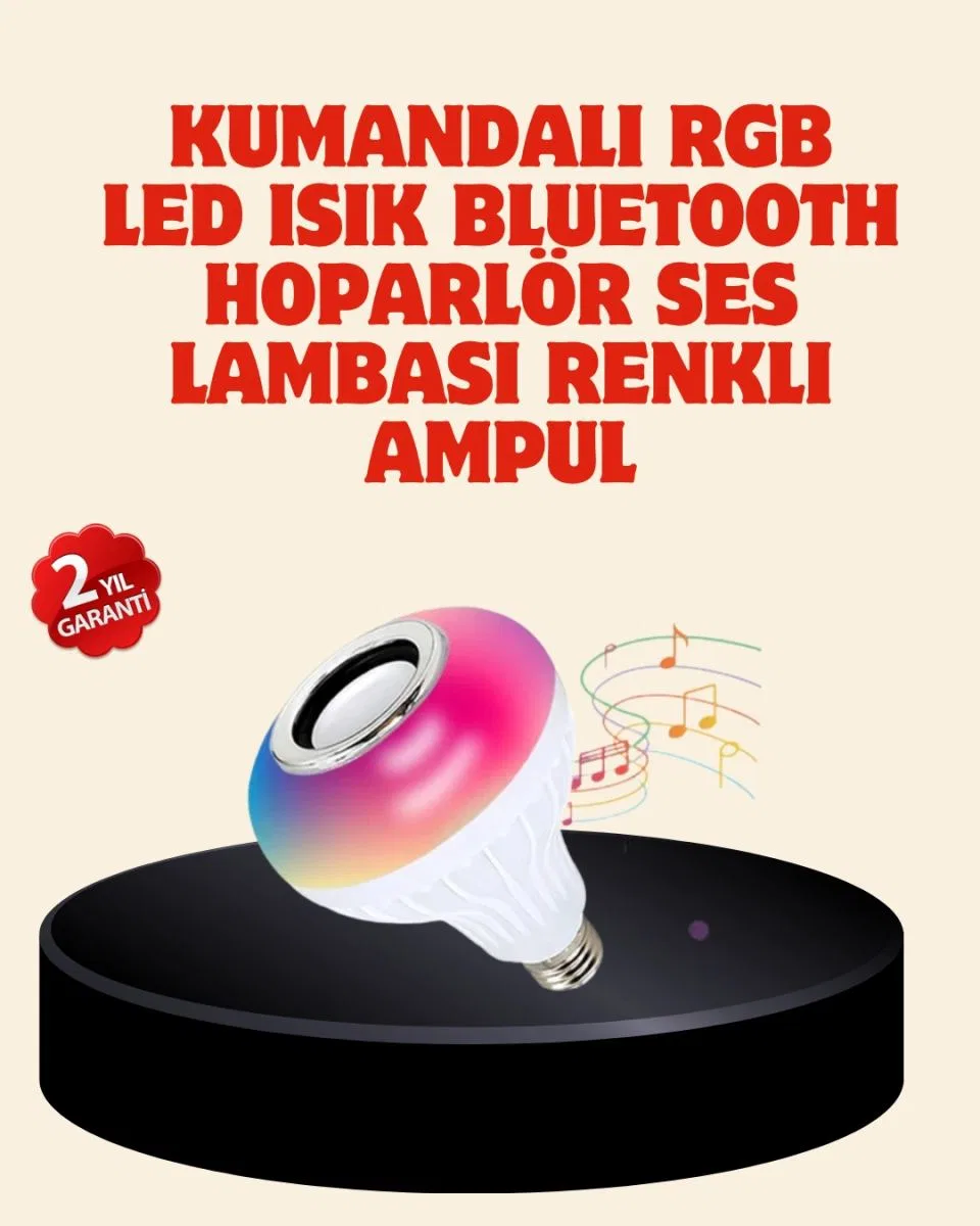 Bluetooth Bağlantılı Rgb Led Ampul – Şık Ve Fonksiyonel