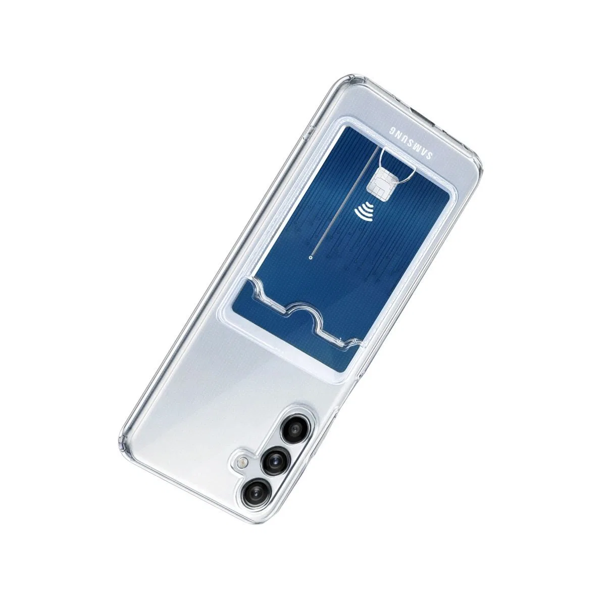 Samsung Galaxy A37 5g Kart Şeffaf Silikon - Şeffaf görsel 4