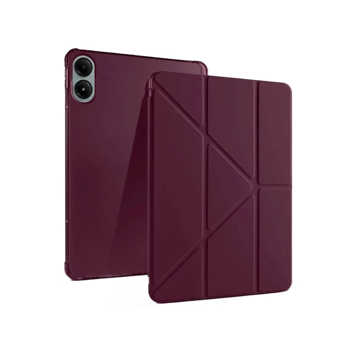 Xiaomi Redmi Pad Pro 12. 1 Kılıf Kalemlikli Mars Tablet Kılıfı - Mürdüm