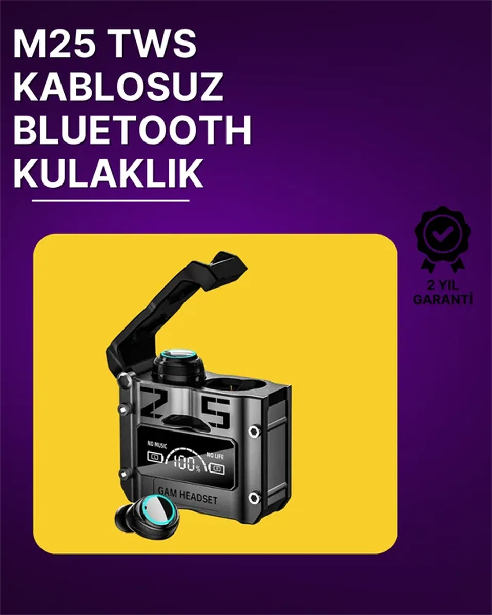 Bluetooth 5. 3 Kablosuz Kulaklık | Powerbank Şarj Kutulu | Ultra HD Ses Kalitesi