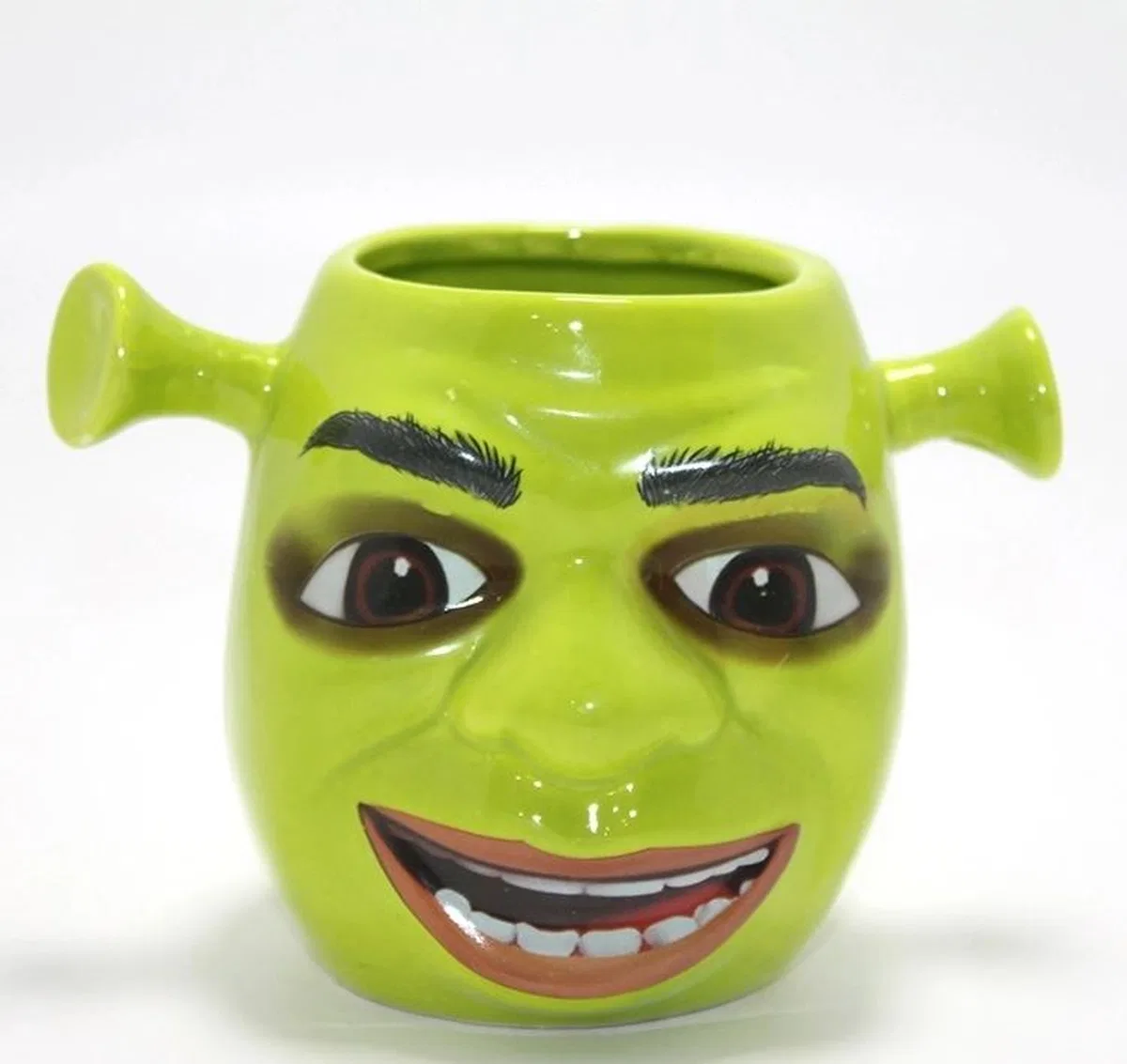 3d Shrek Tasarımı Porselen Kupa Bardak Alk4507