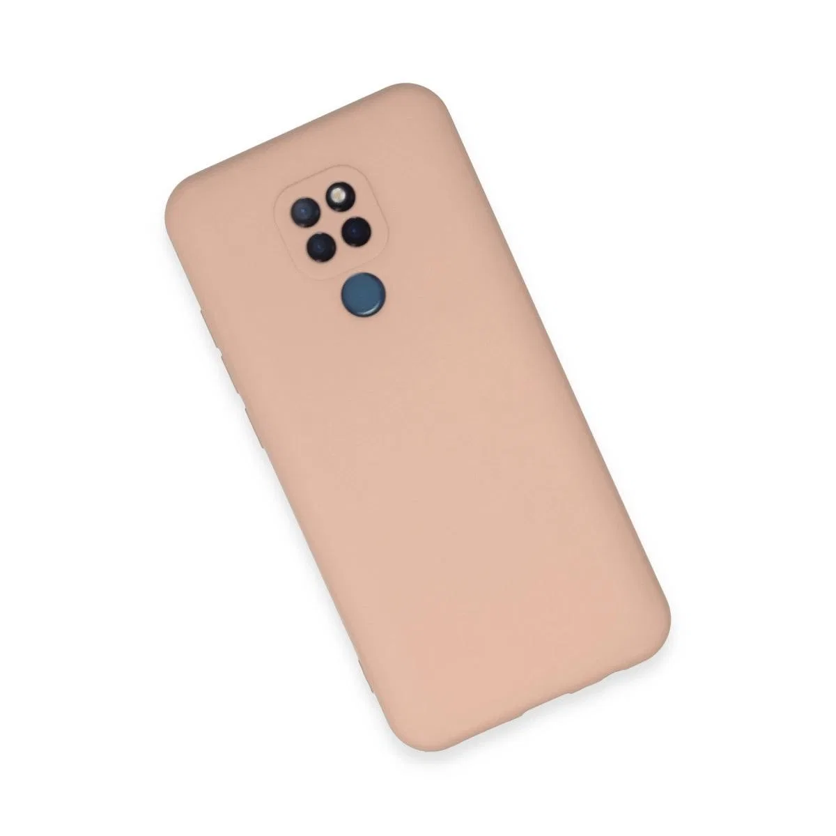 General Mobile Gm 20 Kılıf Nano İçi Kadife Silikon - Pudra görsel 3