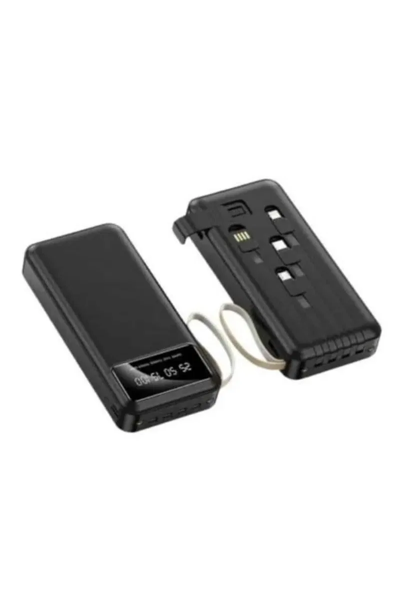 Powerbank Şarj Cihazı 4 Çıkışlı 20. 000 MAH Powerbank Kompakt Yüksek Kapasiteli Hızlı Şarj görsel 2
