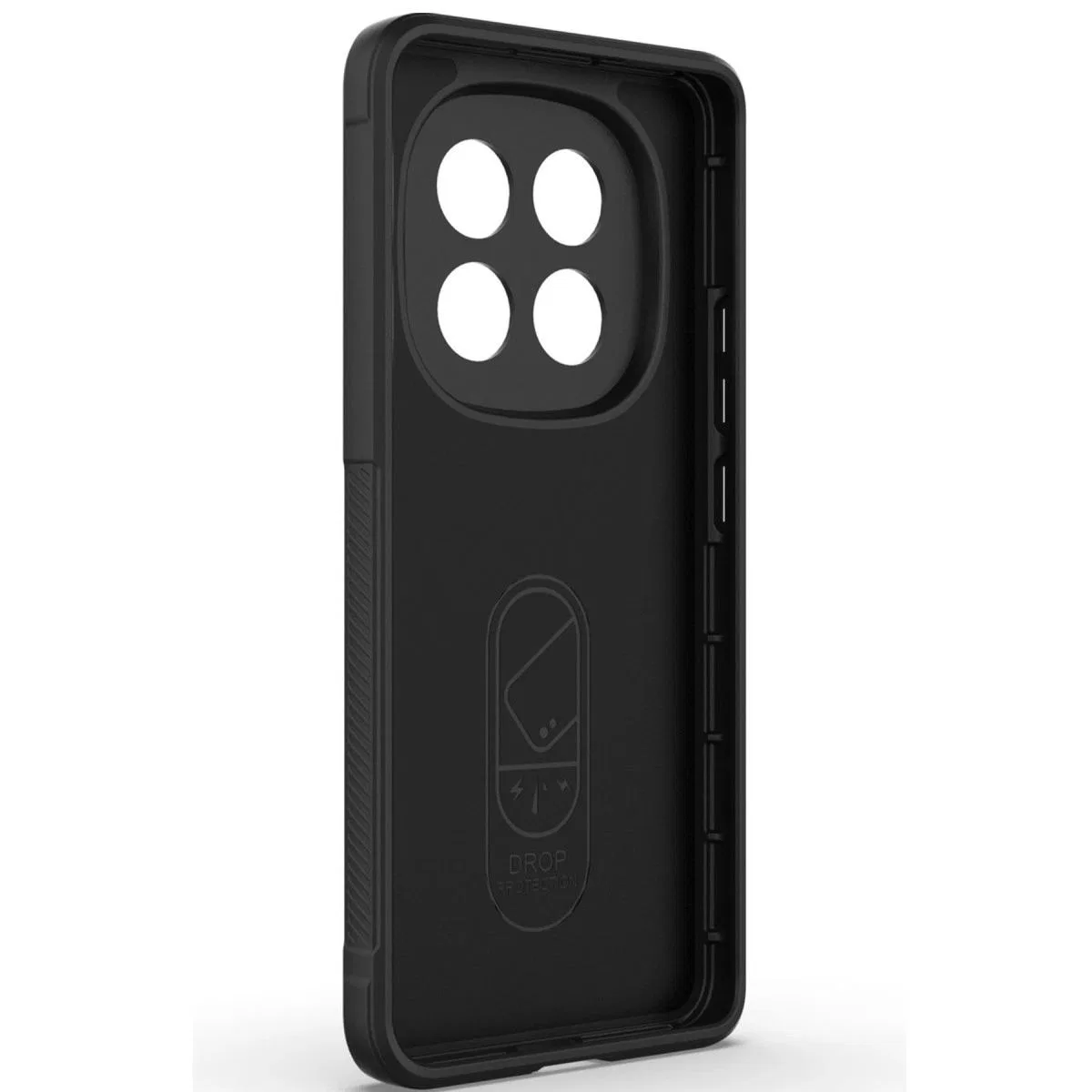 Xiaomi Redmi Note 14 Pro 5g Kılıf Optimum Silikon - Siyah görsel 3