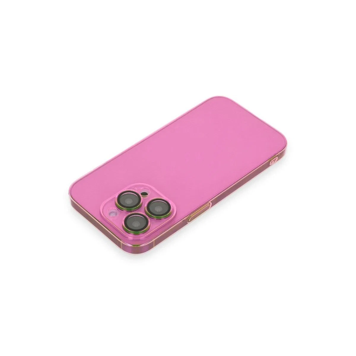Apple İphone 13 Pro Max Kılıf Armada Lensli Kapak - Pembe görsel 3