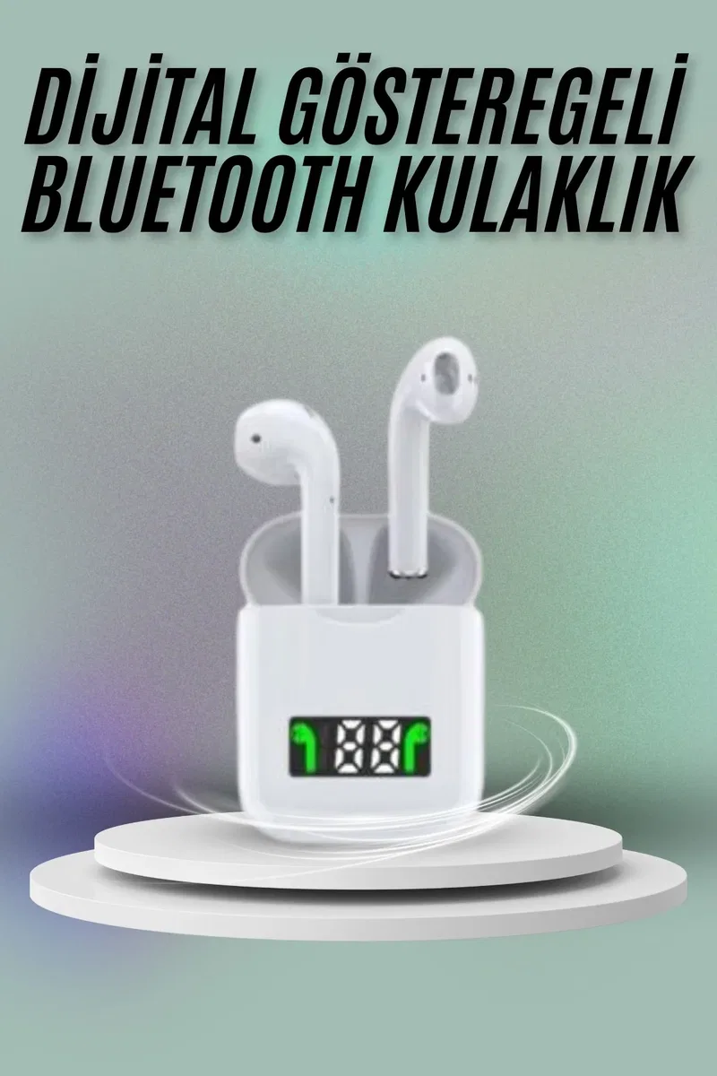 Bluetooth Kulaklık Dokunmatik Kontrol Uzun Pil Ömrü Dijital Göstergeli