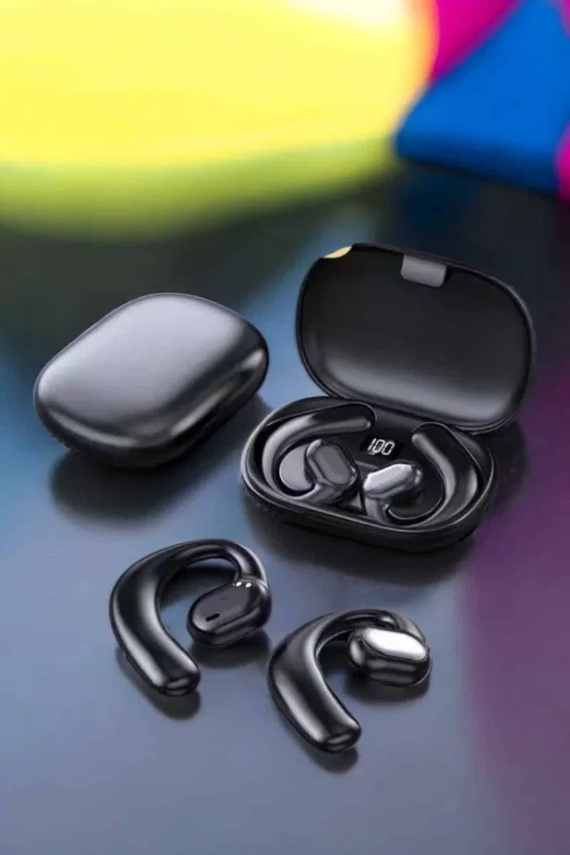 Bluetooth Kulaklık Dijital Göstergeli Uzun Pil Gürültü Önleyici Oyuncu Kulaklığı görsel 5