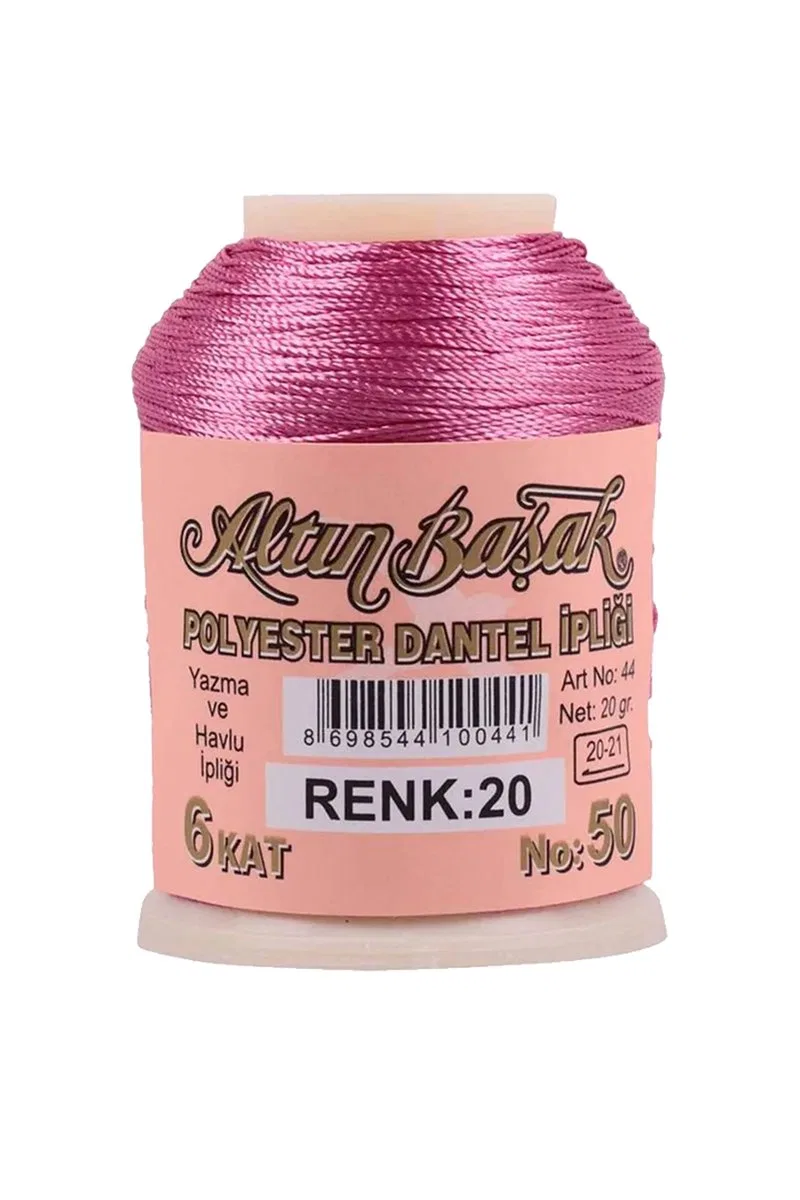 3 Adet Altınbaşak Oya ve Dantel İpi 20 gr - Royaleks - No: 020 görsel 3
