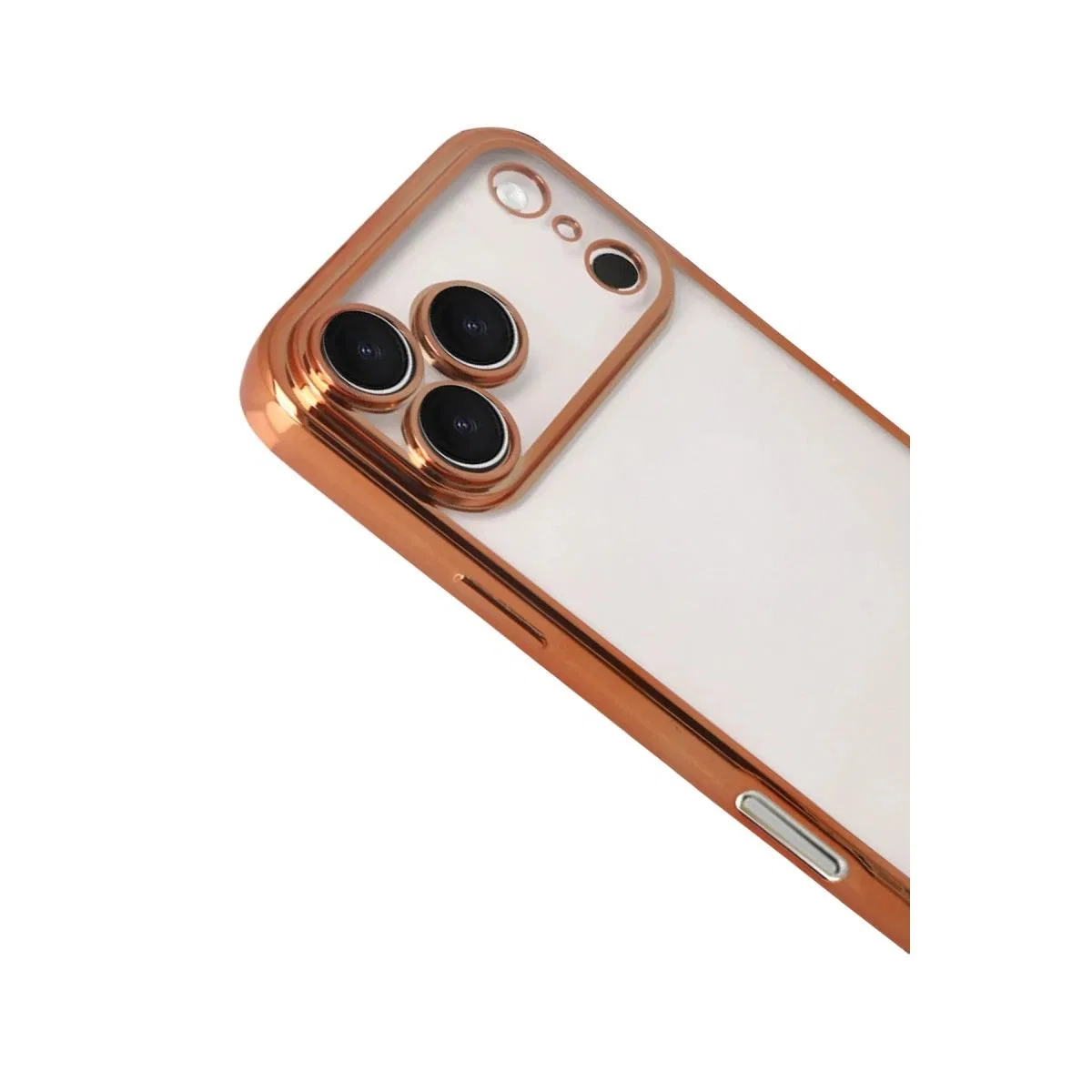 Apple İphone 17 Pro Max Razer Lensli Silikon - Turuncu görsel 3