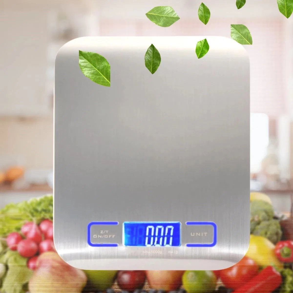 Pratik Tf 1002 Hassas Ölçümlü Maksimum 5 Kg Kapasiteli Led Ekran Platin Dijital Mutfak Tartısı