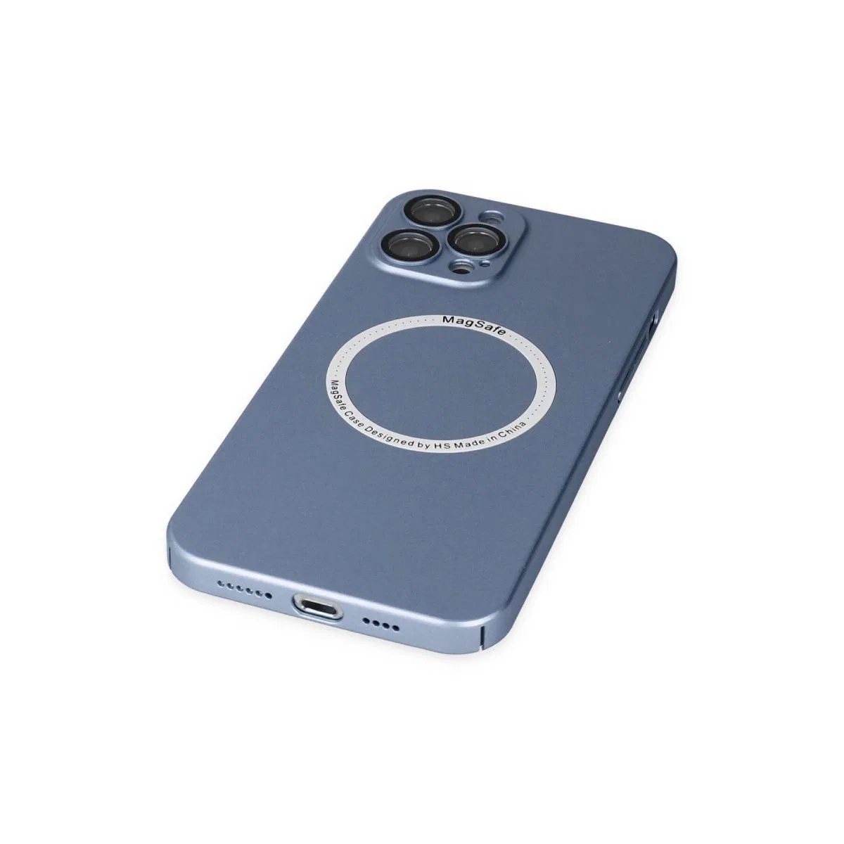 Apple İphone 12 Pro Kılıf Jack Magneticsafe Lens Silikon - Sierra Blue görsel 5