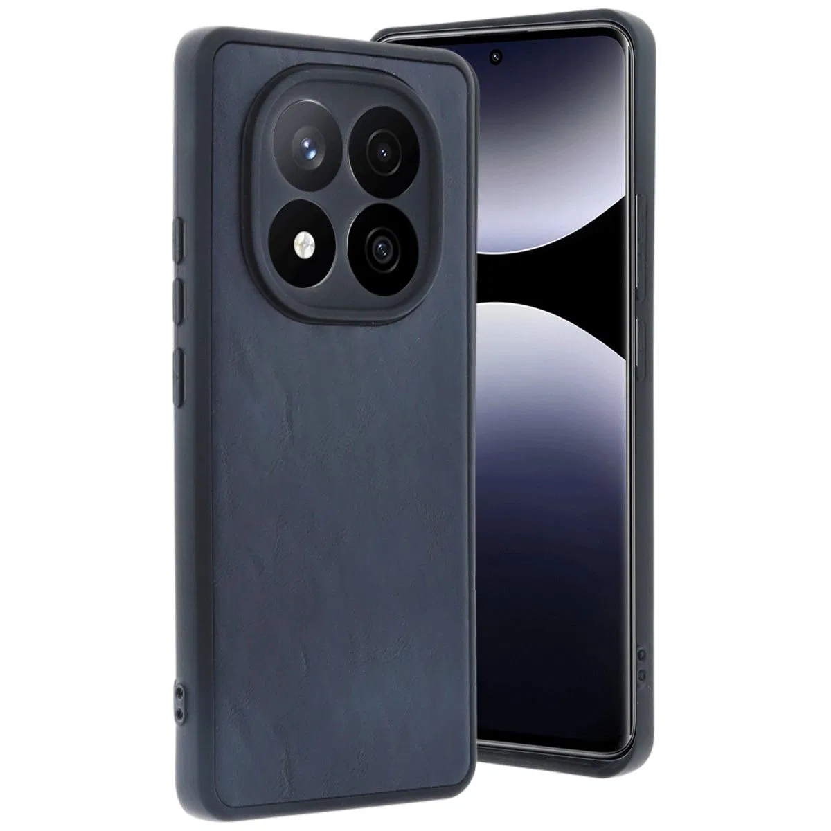 Xiaomi Redmi Note 14 Pro 5g Kılıf Aras Deri Kapak - Lacivert
