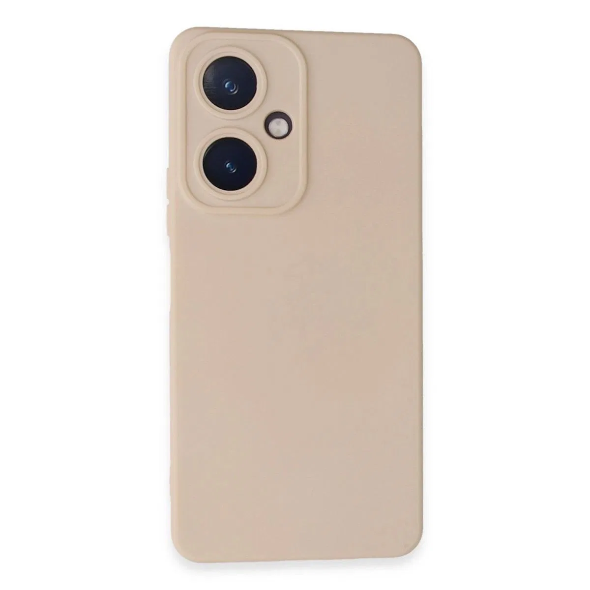 Vivo Y27 Kılıf Nano İçi Kadife Silikon - Pudra