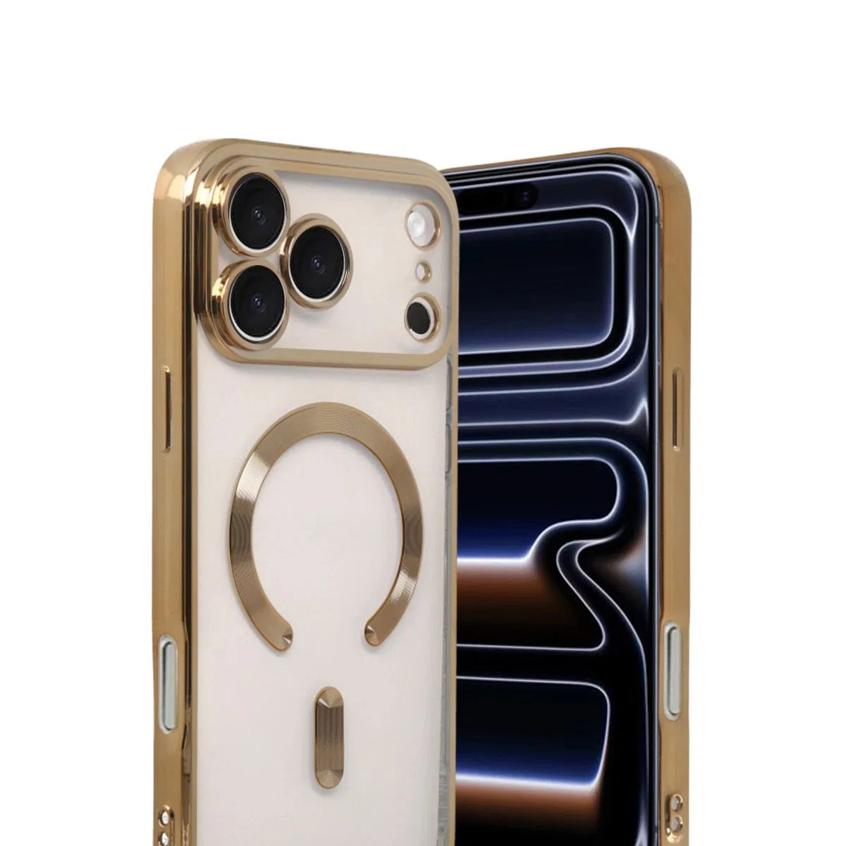 Apple İphone 17 Pro Kross Magneticsafe Kapak - Gold görsel 2
