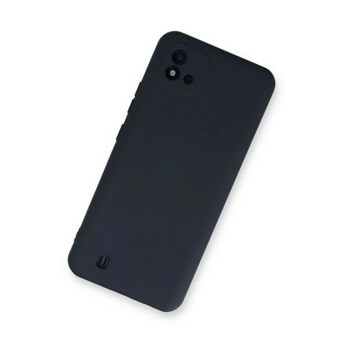 Realme C11 2021 Kılıf Nano İçi Kadife Silikon - Lacivert görsel 2