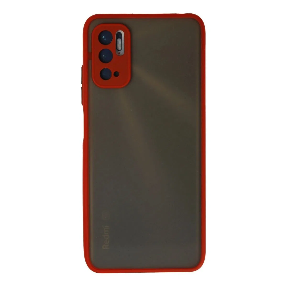 Xiaomi Redmi Note 10 5g Kılıf Montreal Silikon Kapak - Kırmızı