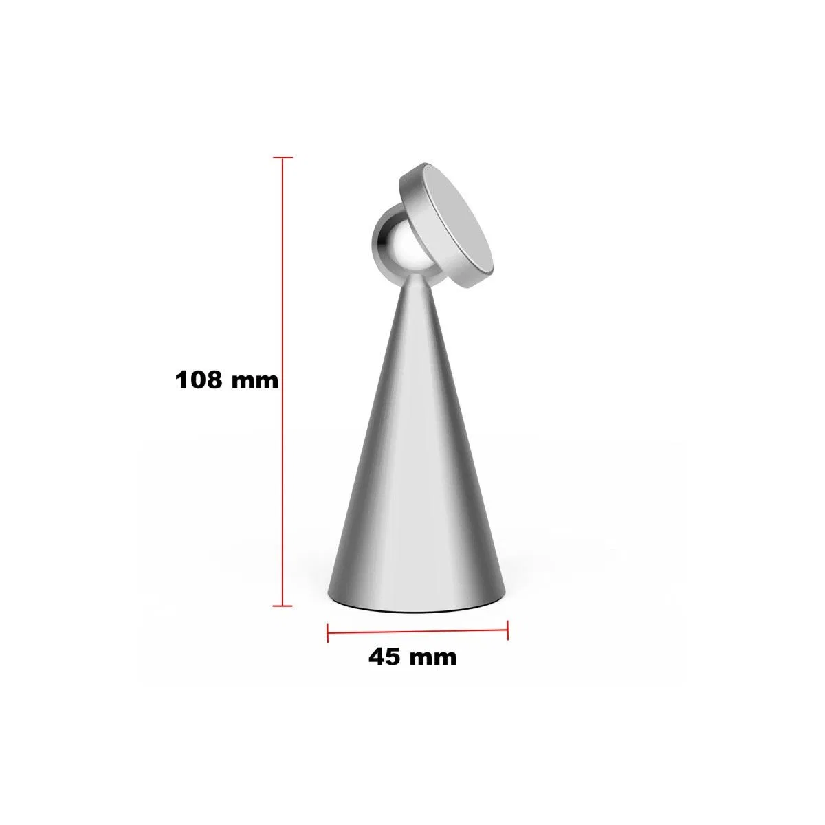 Ws01 Magnetli Holder - Gümüş görsel 3