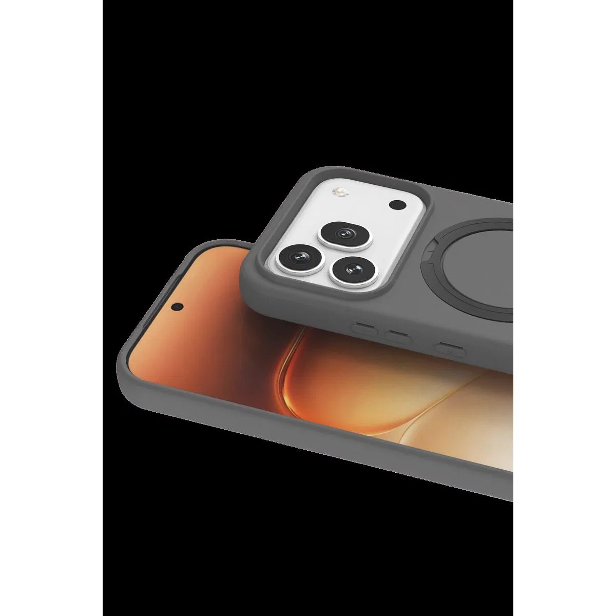 Huawei Honor 600 Pro Regal Magsafe Standlı Kapak - Titan Gri görsel 2