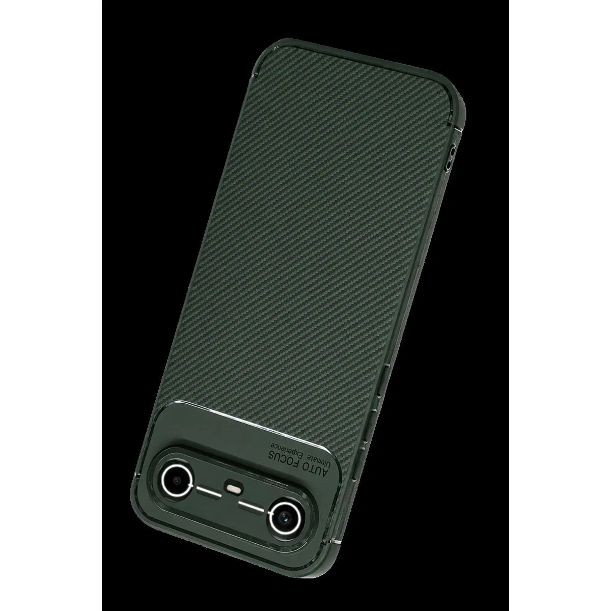 Tecno Spark Slim 5g Auto Focus Karbon Kapak - Koyu Yeşil görsel 4