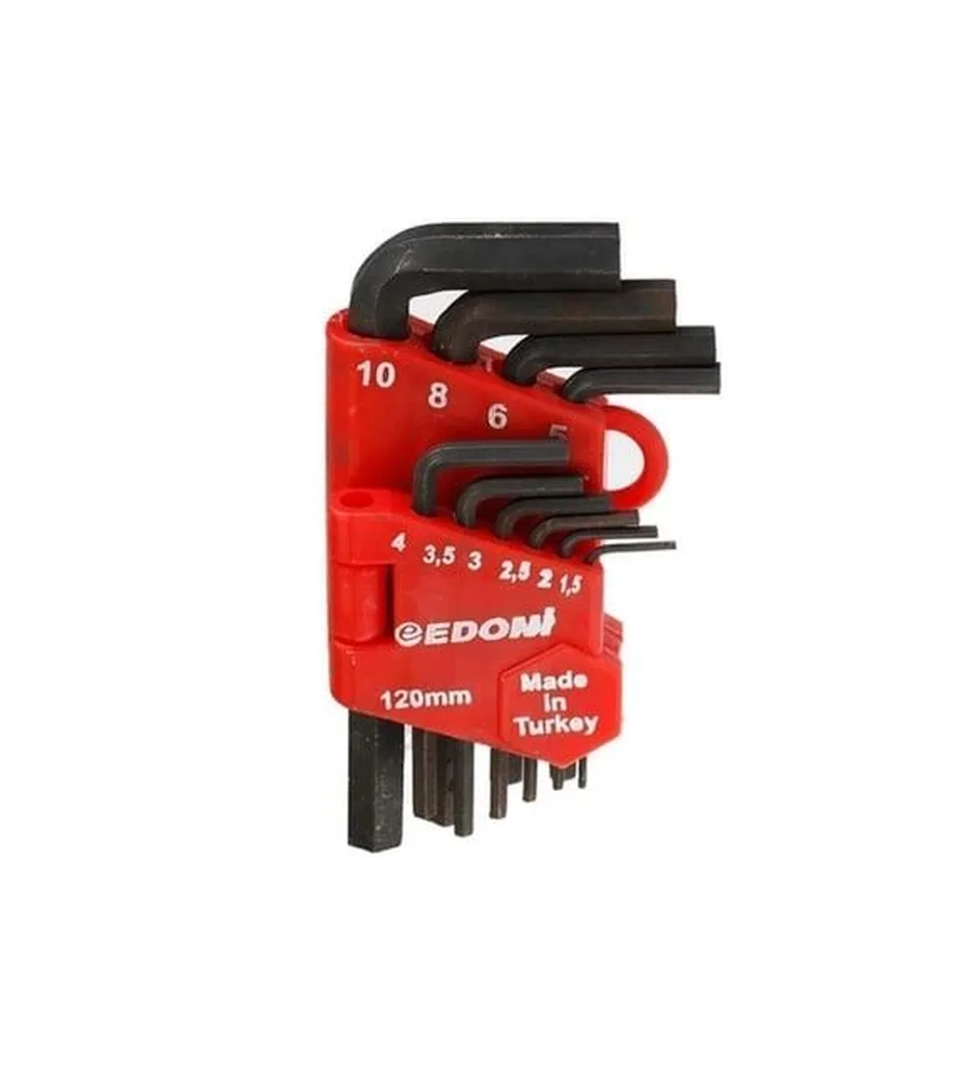 Edoni 120 Mm 10 Parça Alyan Seti Siyah görsel 2