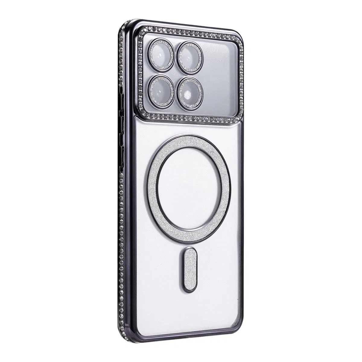 Xiaomi Poco X6 Pro Joke Simli Magneticsafe Kılıf - Siyah görsel 3