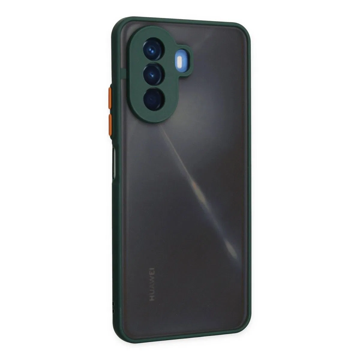 Huawei Nova Y70 Kılıf Montreal Silikon Kapak - Yeşil görsel 2