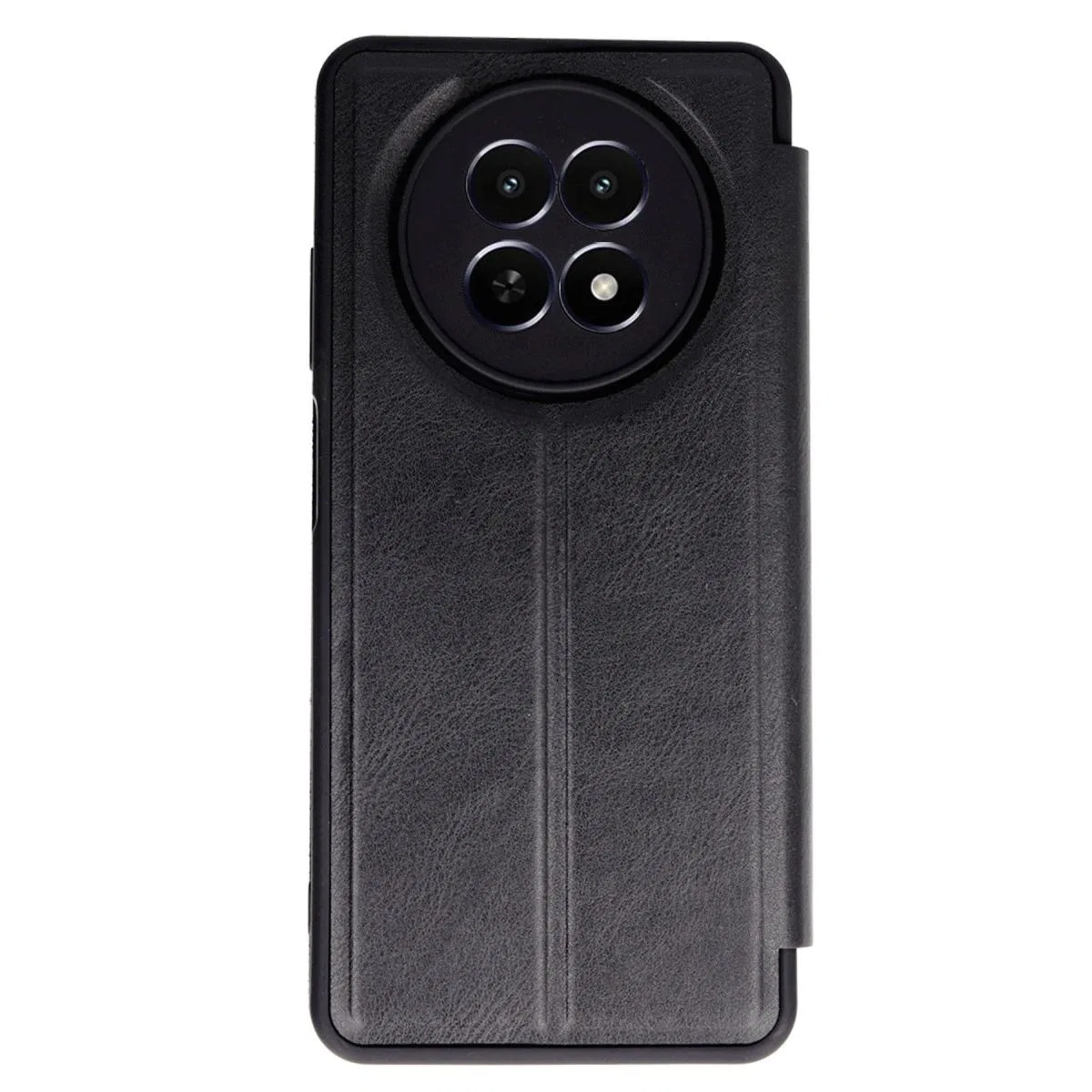 Realme 12 5g Kılıf Flip Cover - Siyah görsel 2