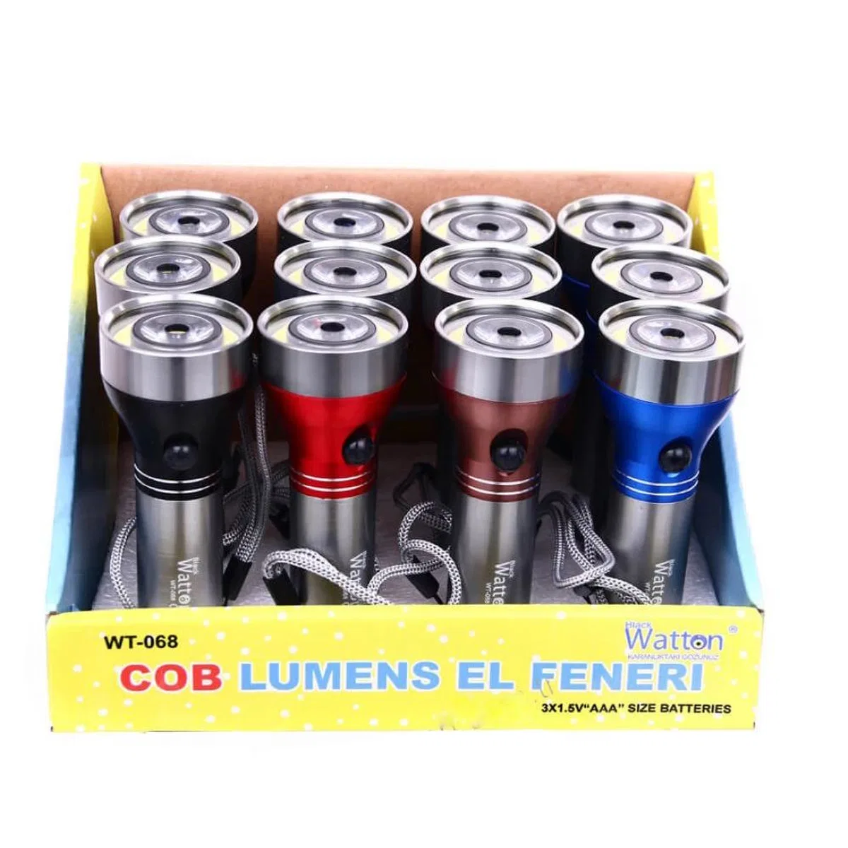 Yeni Model Ledli El Feneri Wt-068 görsel 3