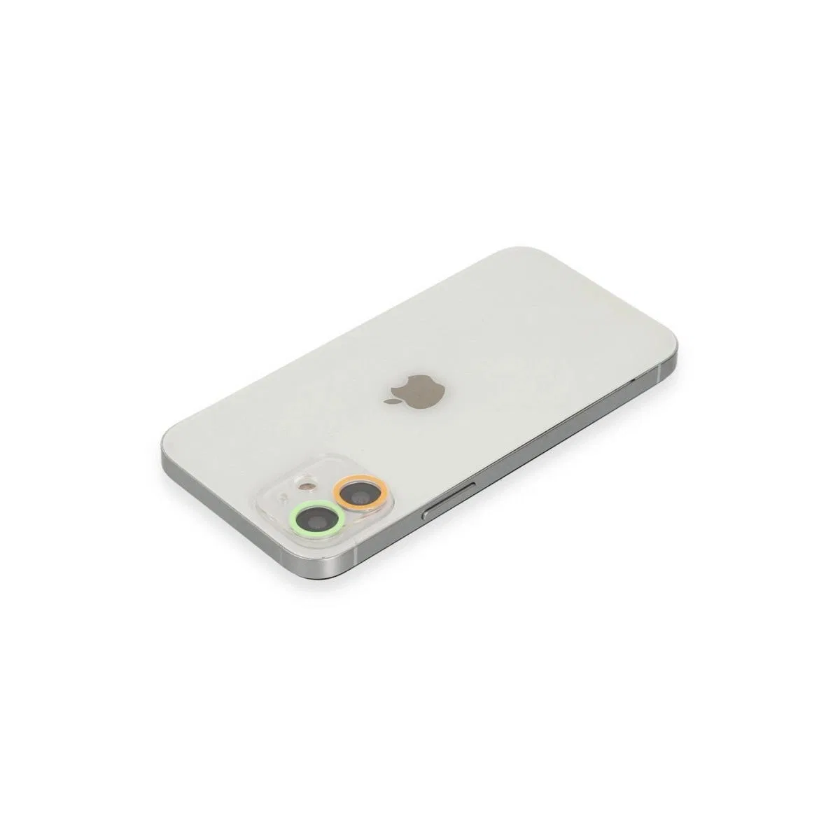 Apple İphone 11 Renkli Kamera Lens Koruma Cam - Turuncu-yeşil görsel 2