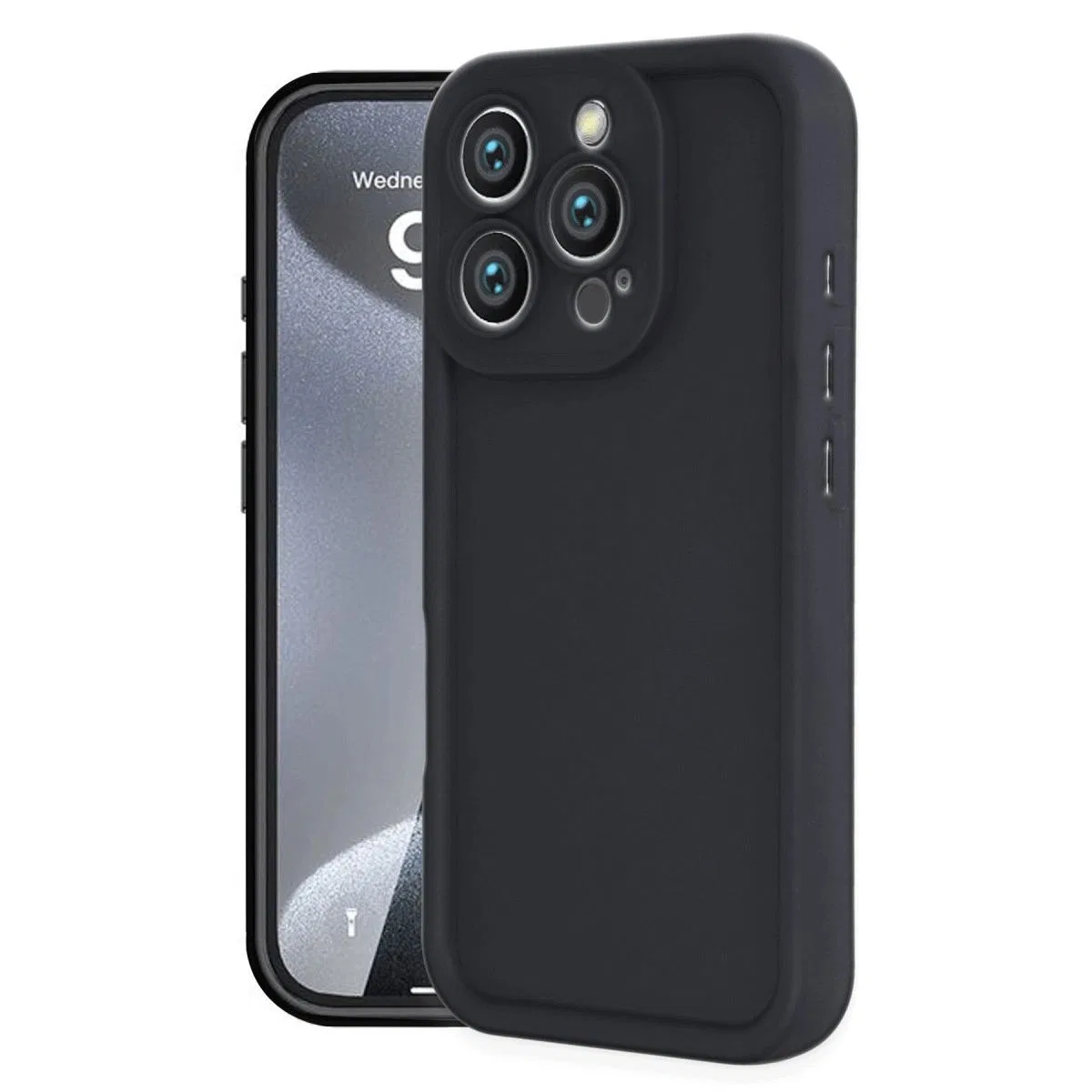 Apple İphone 16 Pro Max Kılıf Viera Silikon - Siyah