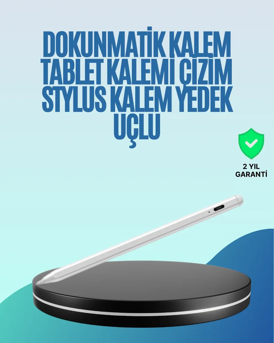 Eğim Sensörlü 1, 0 mm Uçlu Dijital Kalem – Uzun Pil Ömrü ve Kolay Kullanım