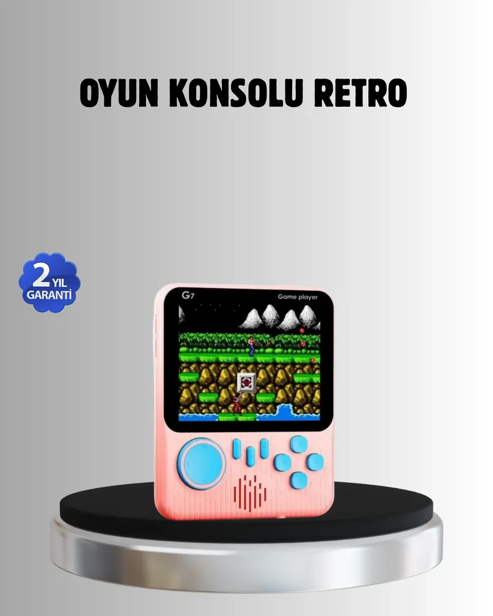 Retro Oyun Konsolu – 3. 5 İnç Ekran, 666 Klasik Oyun, TV Bağlantılı