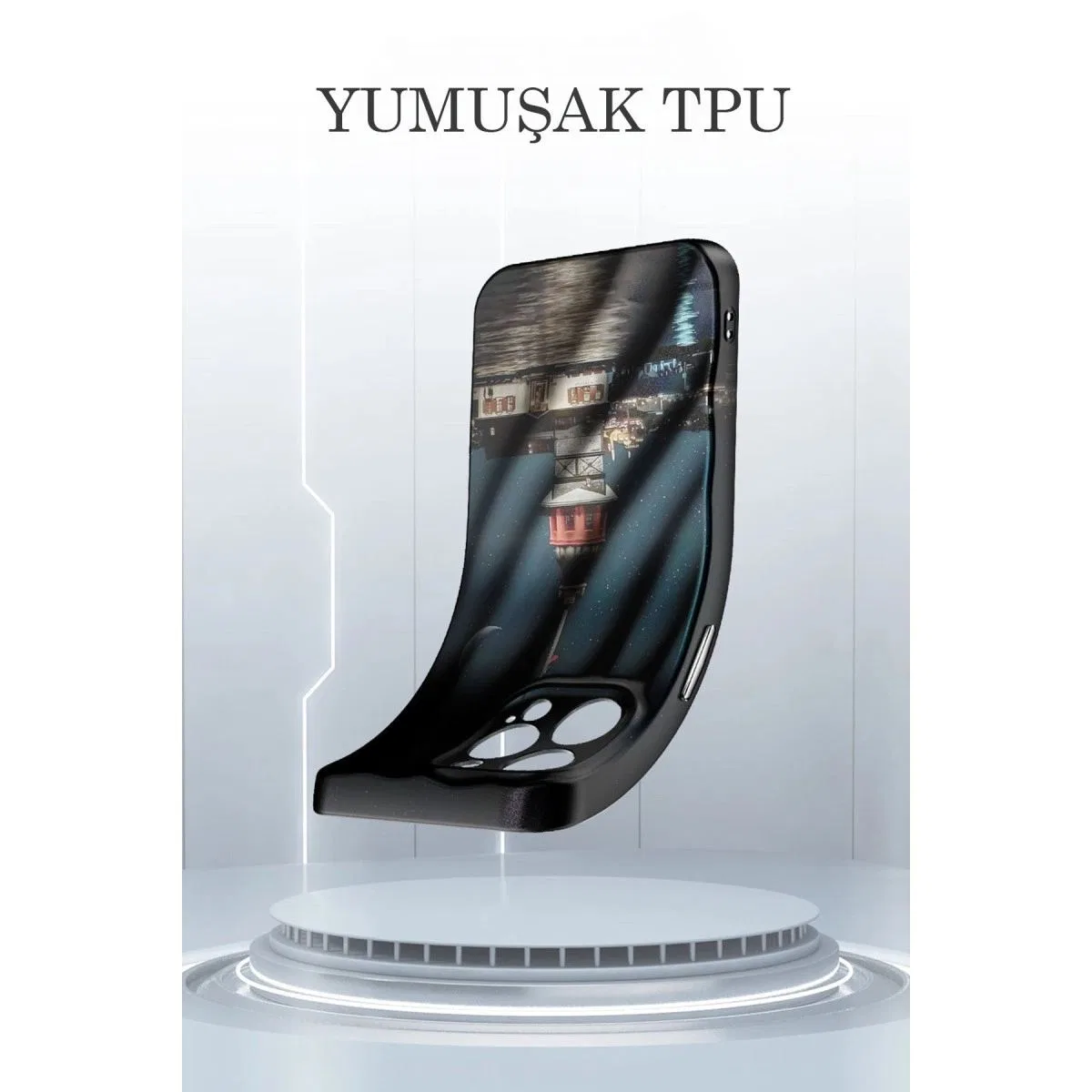 Apple İphone 15 Pro Max Kılıf Crew Desenli Kapak - Kapadokya görsel 2