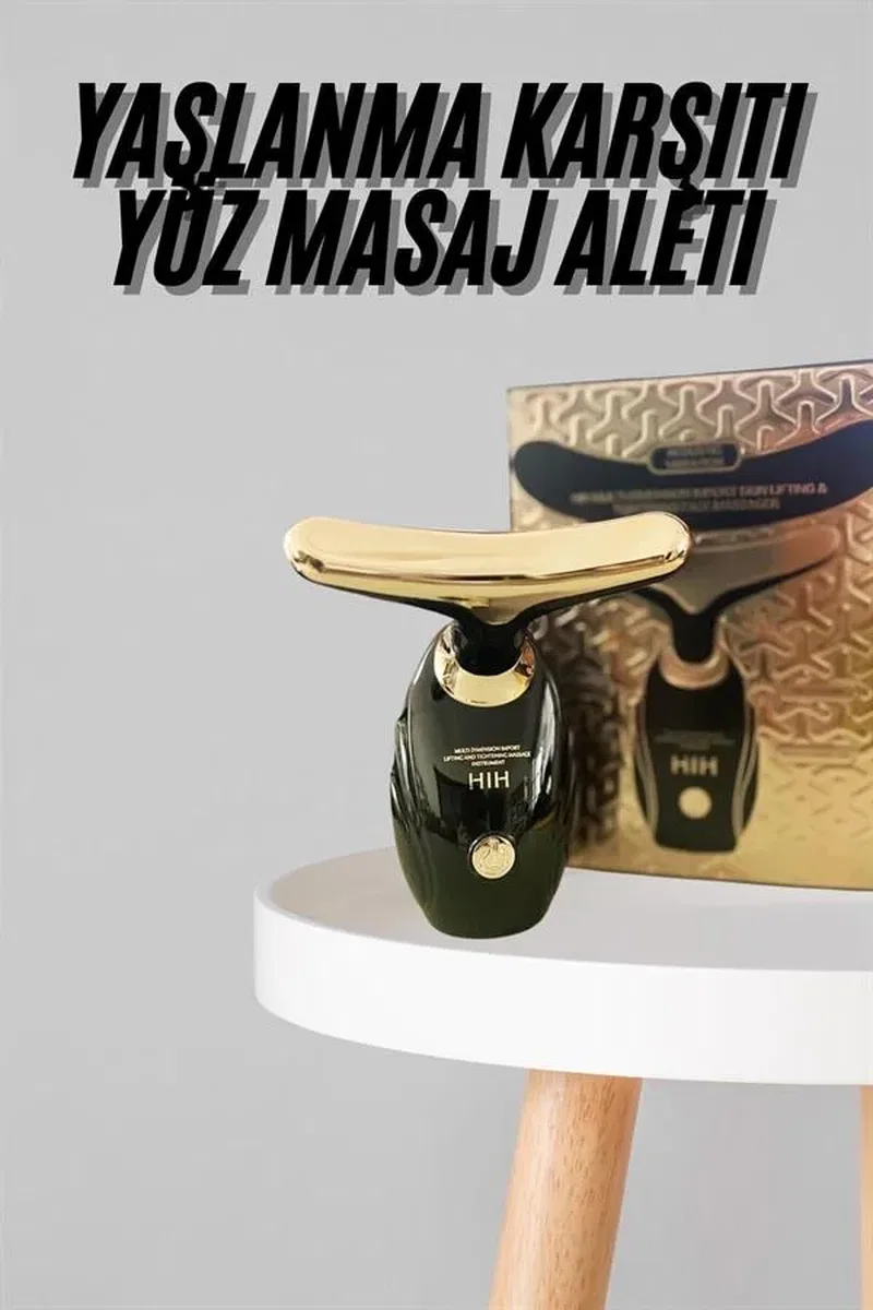 Yüz Masaj Aleti Boyun ve Yüz EMS Güzellik Cihazı Cilt Sıkılaştırma Cilt Gençleştirme Cihazı görsel 2