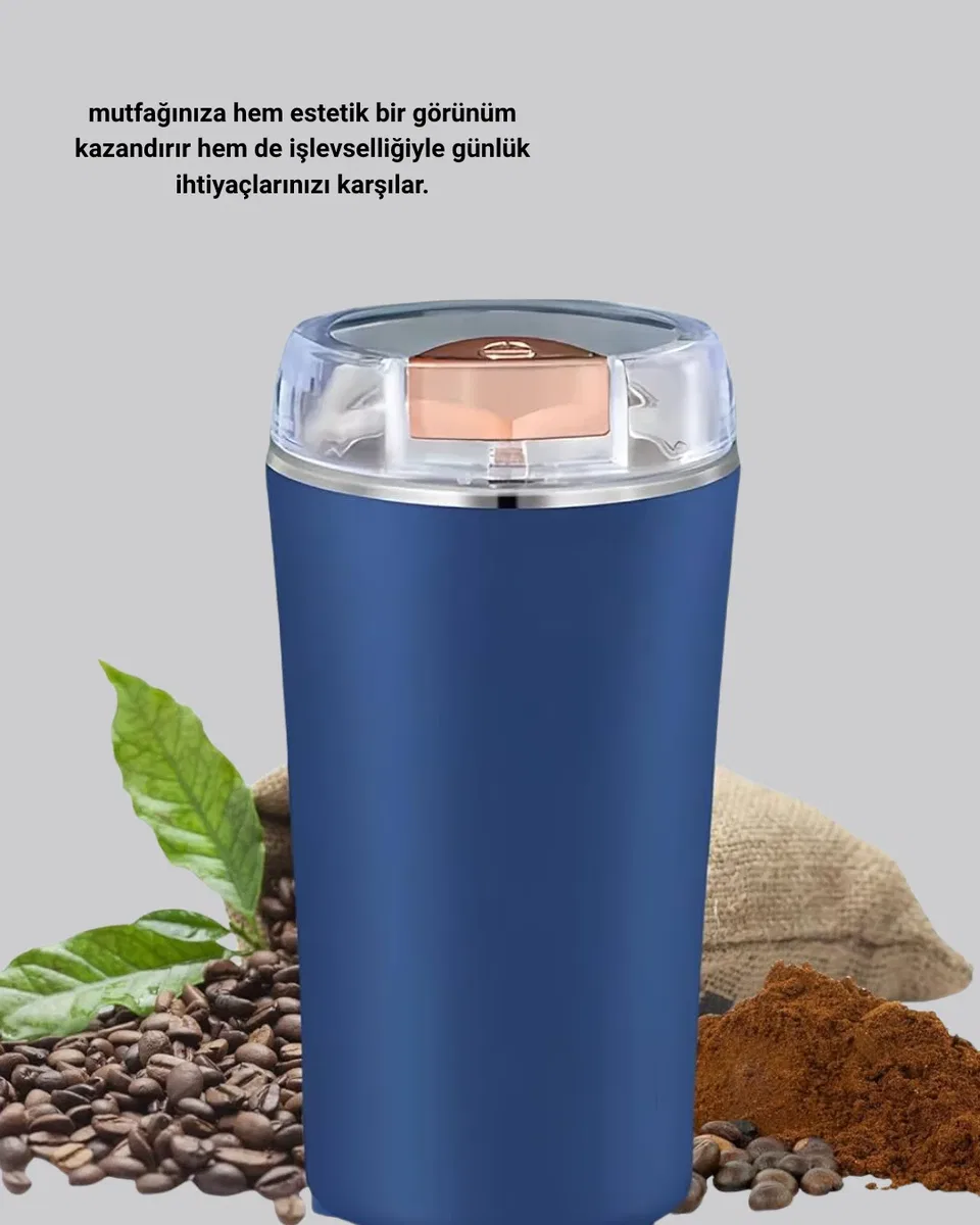 Paslanmaz Çelik Kahve ve Baharat Öğütücü – Otomatik Mekanizma görsel 3