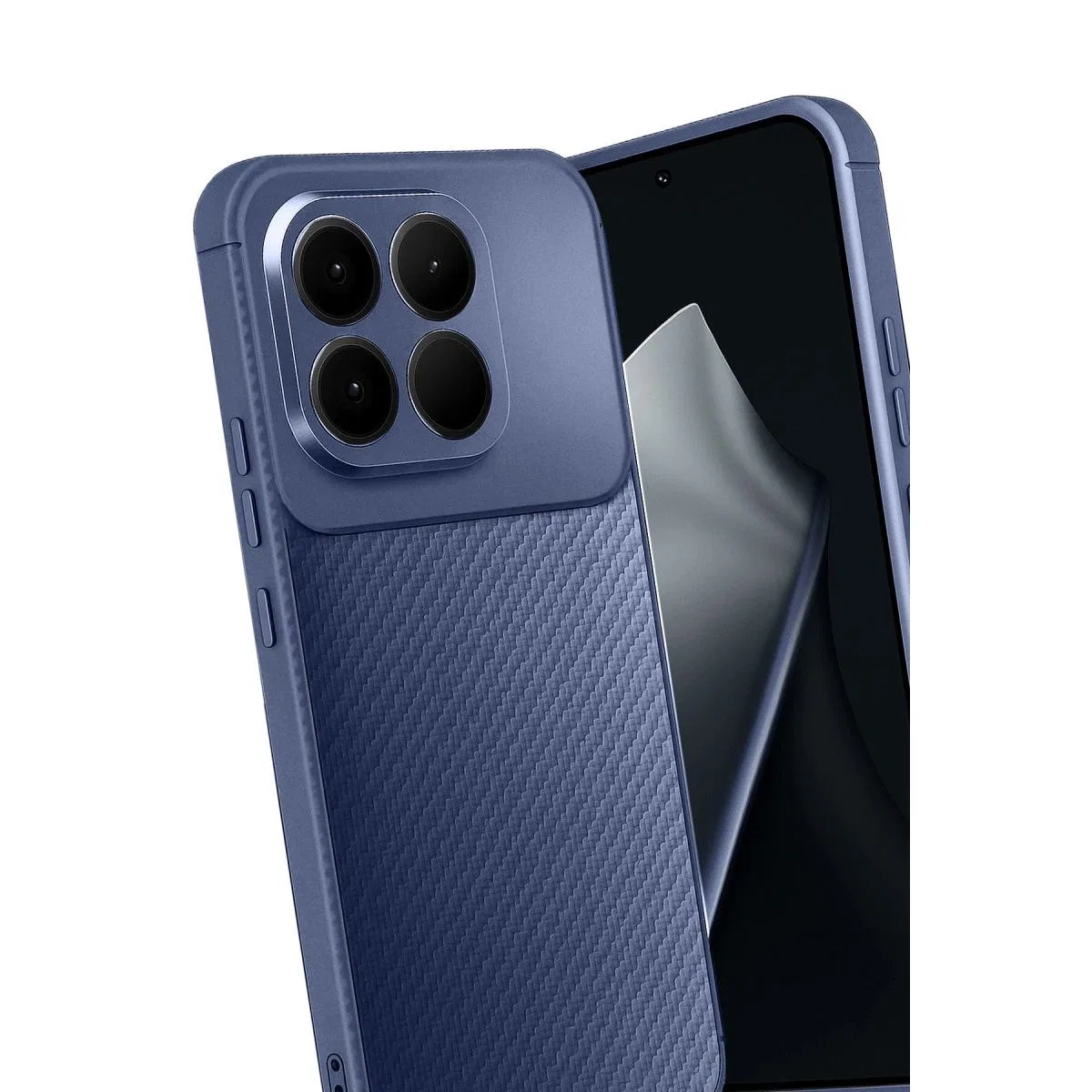 Xiaomi Mi 15t Auto Focus Karbon Kapak - Lacivert görsel 3