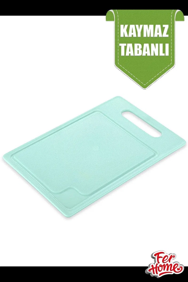 Kesme Tahtası Kaydırmaz Plastik Kesme Sunum Tahtası Pratik Kesim Panosu 160x245 Mm Royaleks-FR-107 görsel 3