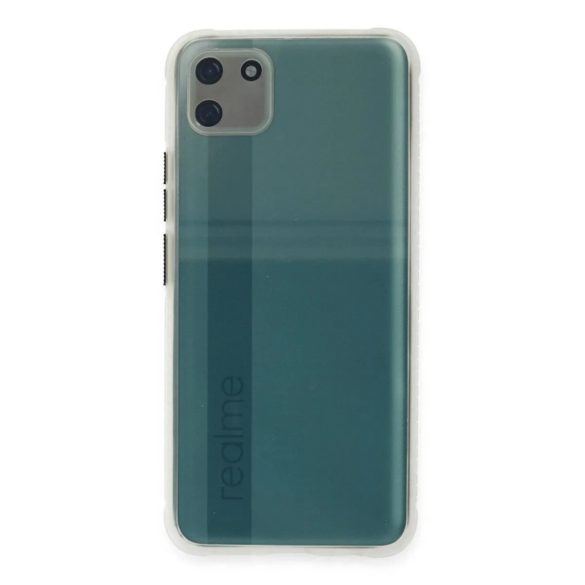 Realme C11 Kılıf Miami Şeffaf Silikon - Şeffaf görsel 2