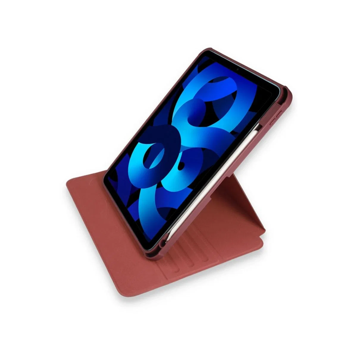 Apple İpad Pro 11 (2021) Kılıf Ling 360 Kalemlikli Tablet Kılıf - Mor görsel 3