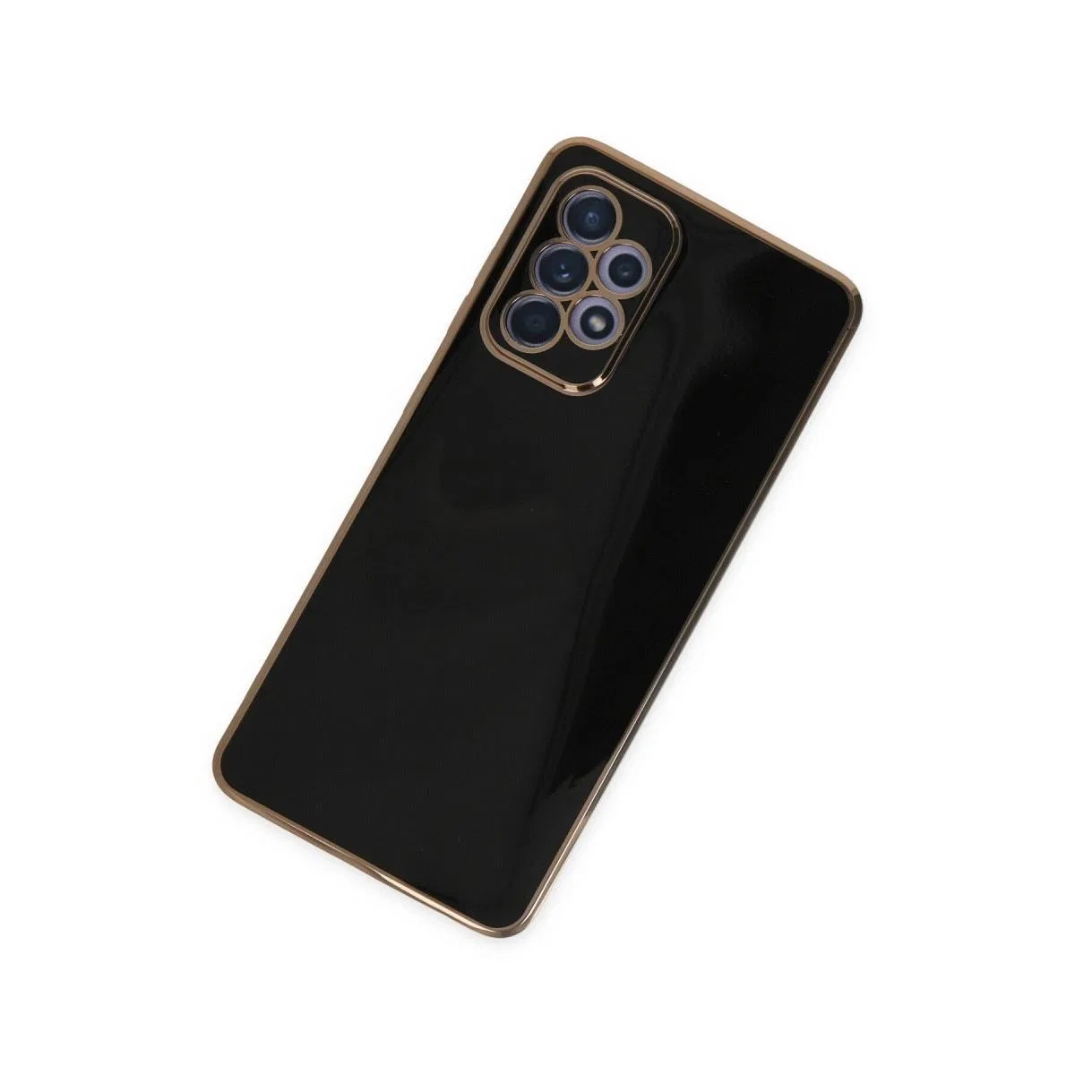 Samsung Galaxy A52 Kılıf Volet Silikon - Siyah görsel 3