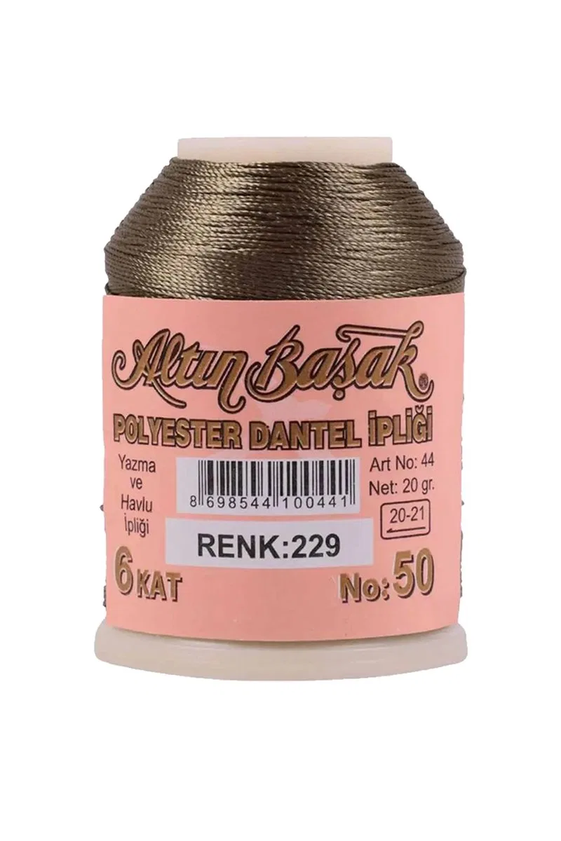 3 Adet Altınbaşak Oya ve Dantel İpi 20 gr - Royaleks - No: 229 görsel 3