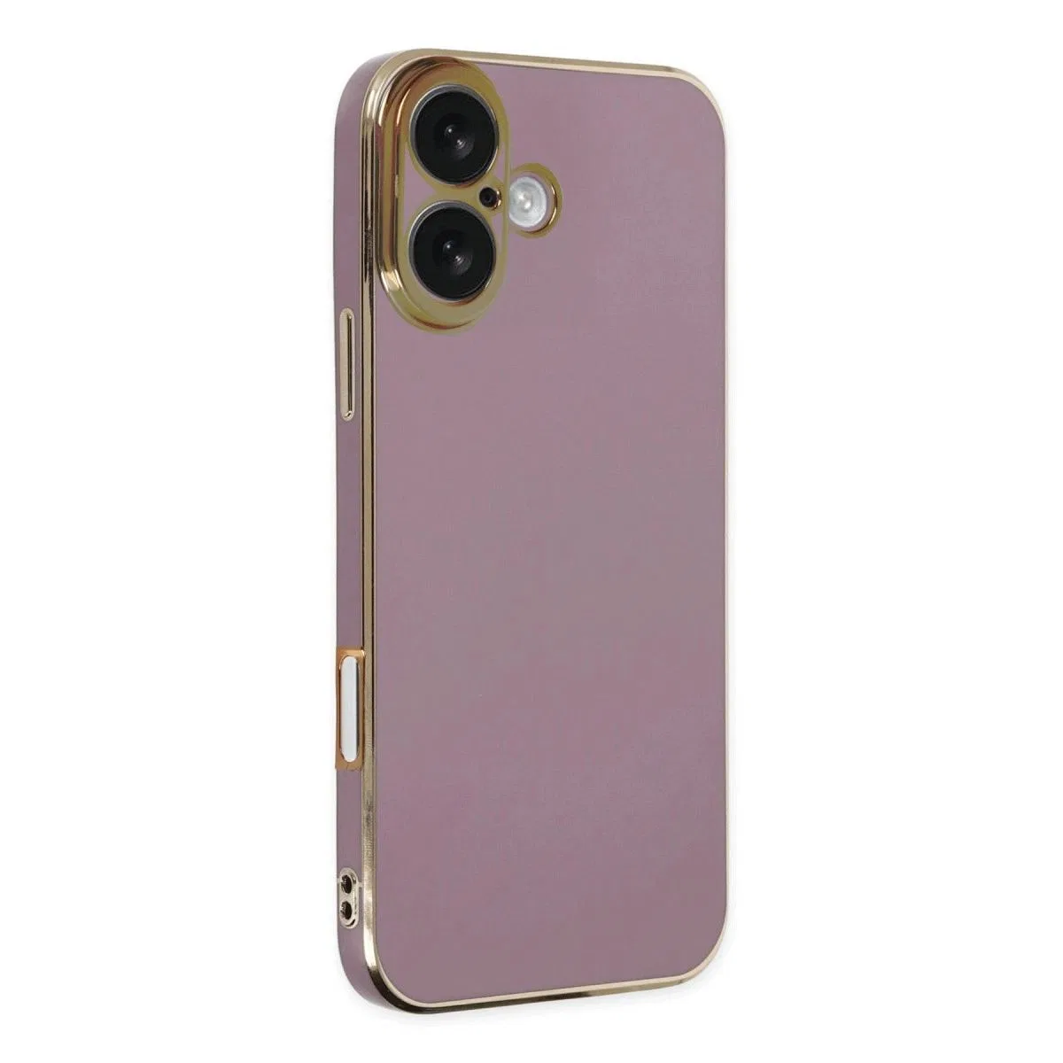 Apple İphone 16 Kılıf Volet Silikon - Mor