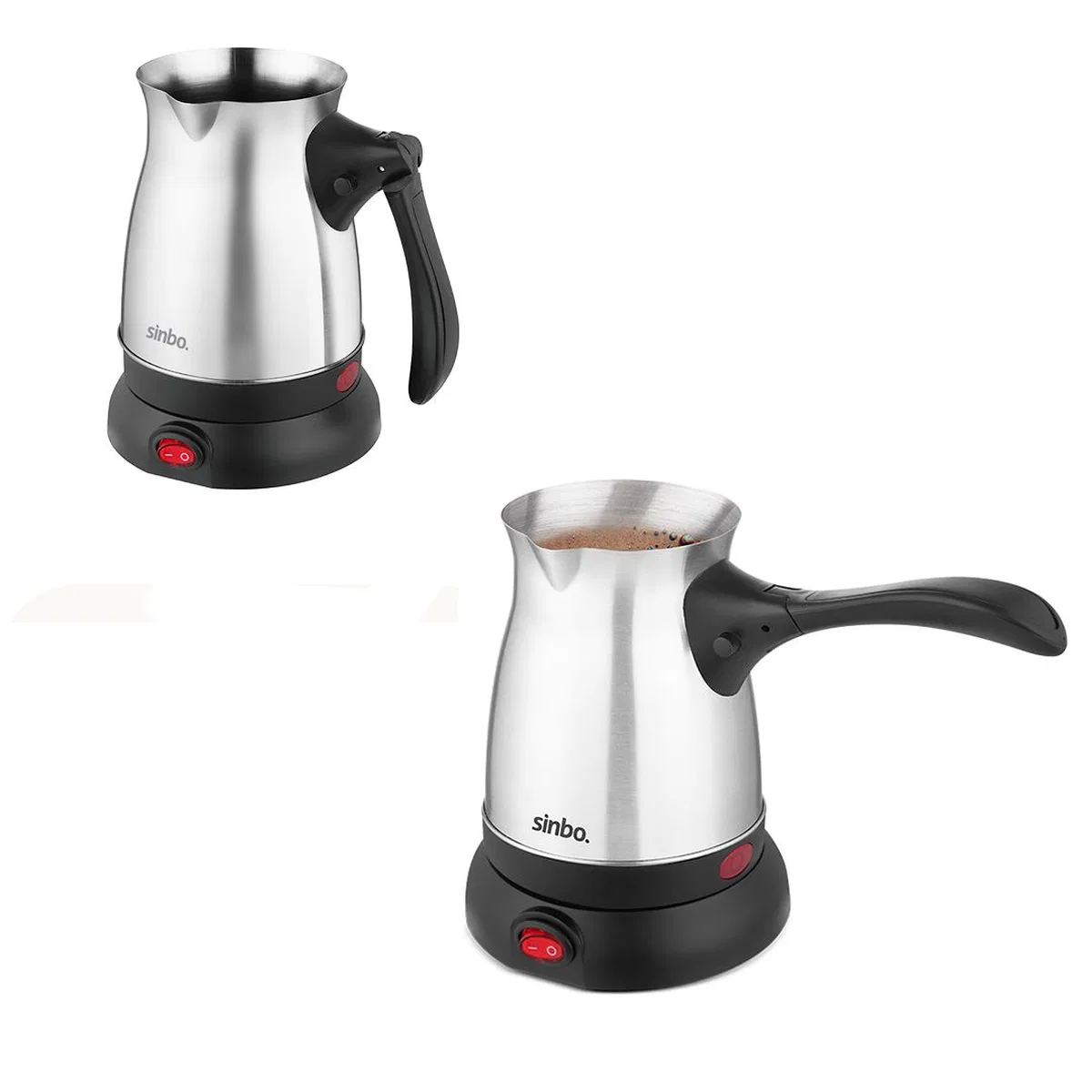 Elektrikli Cezve 600W 500ml – 6 Fincan 360° Kablosuz görsel 2