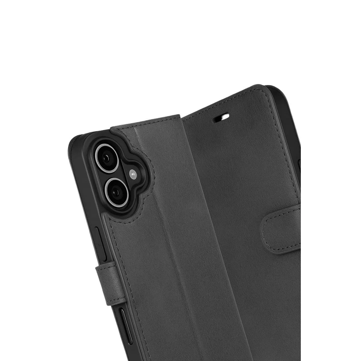 Apple İphone 17 Trend S Plus Kapaklı Kılıf - Siyah görsel 3