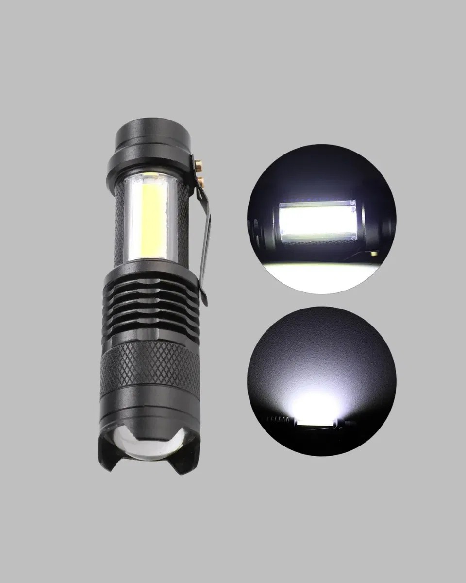 4 Modlu USB Şarjlı LED El Feneri Kamp ve Outdoor görsel 5