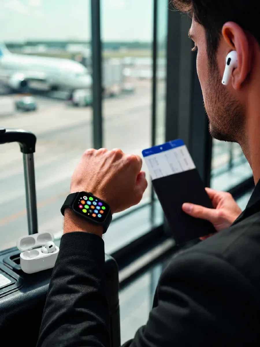 7 Kordonlu Akıllı Saat ve Bluetooth Kulaklık Seti Nabız Takibi, Bildirimler ve Spor Modları görsel 4