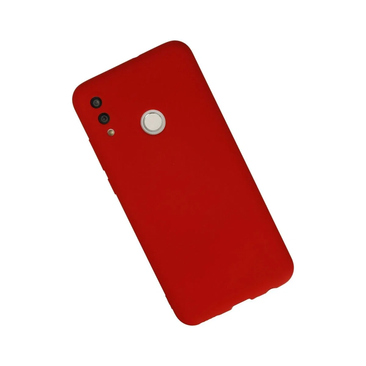 Huawei P Smart 2019 Kılıf Nano İçi Kadife Silikon - Kırmızı görsel 2