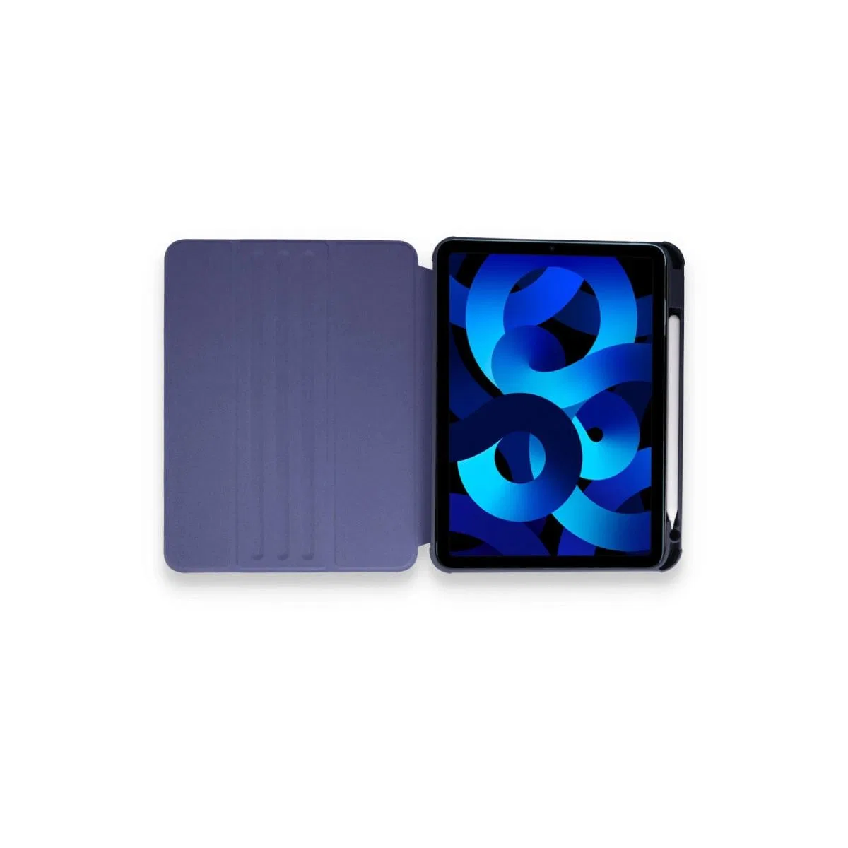 Apple İpad Pro 11 (2021) Kılıf Ling 360 Kalemlikli Tablet Kılıf - Lacivert görsel 4
